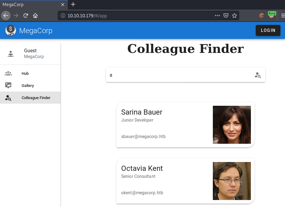 Testing Colleague Finder