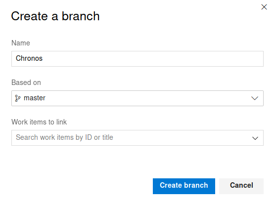 Creating the branch 2